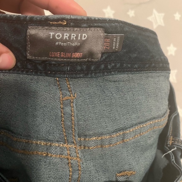 Torrid Luxe Slim Boot jeans - Picture 2 of 3